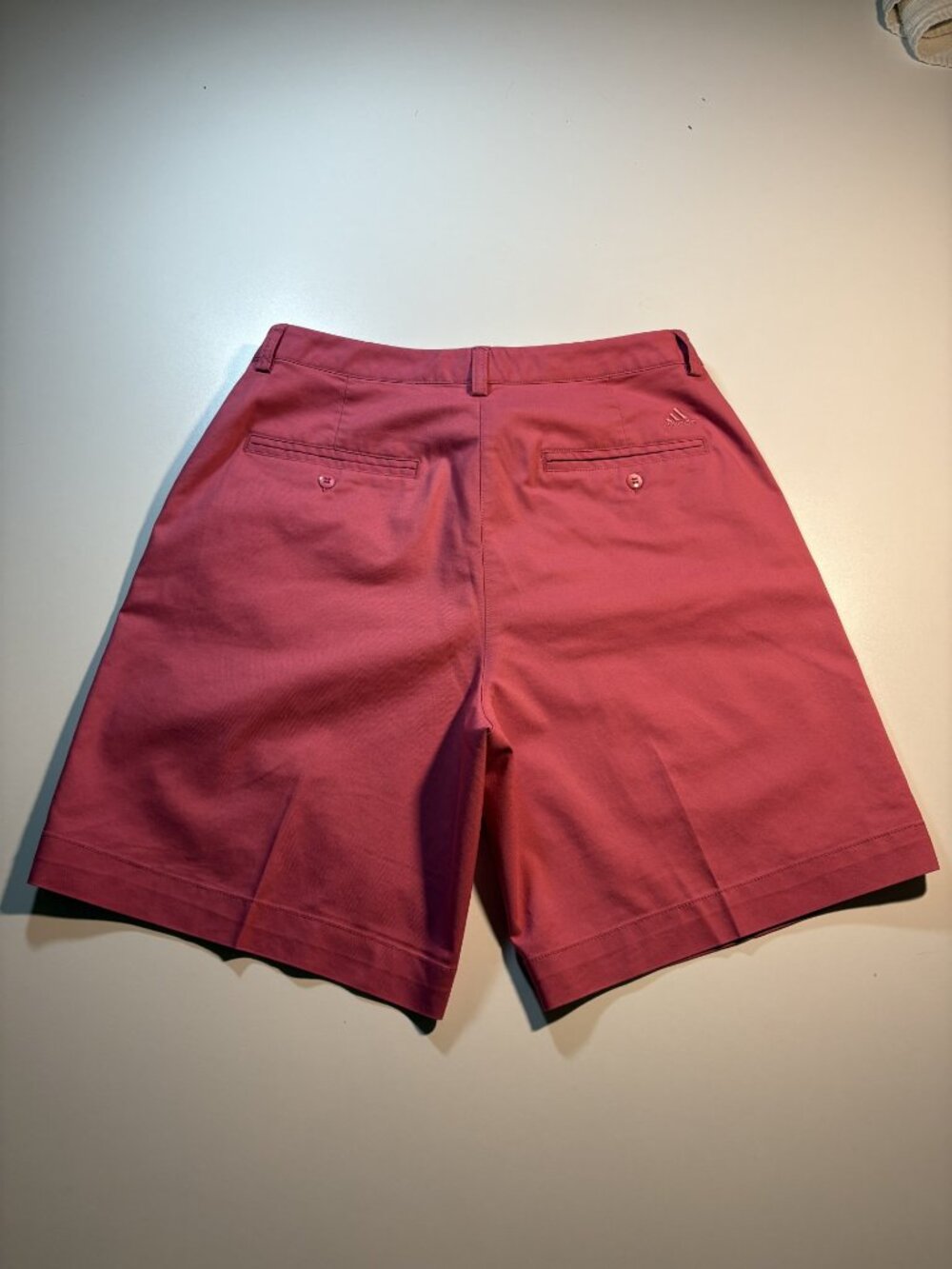 Adidas Women’s Stretch Golf Shorts Size 12 Salmon Pink Casual Bermuda Shorts - Picture 3 of 10